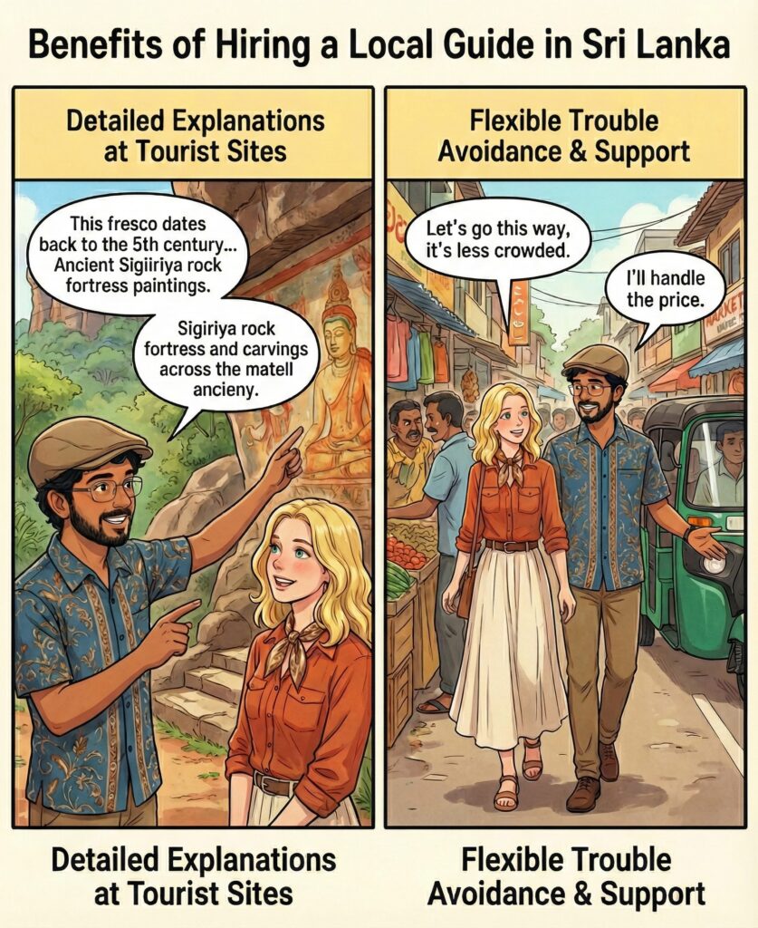 Benefits of hiring a local guide in Sri Lanka