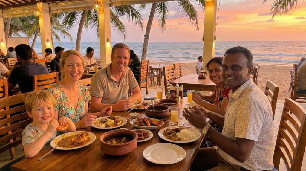 farewell dinner in Negombo