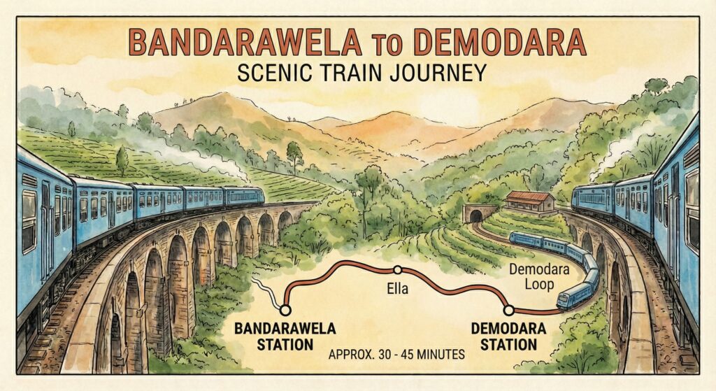 Bandarawela to Demodara