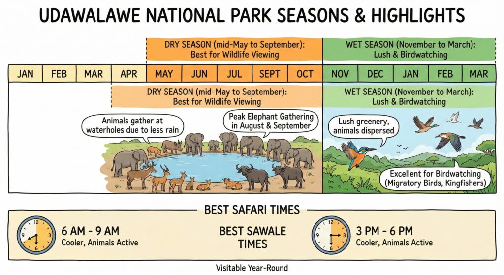 Udawalawe seasonality