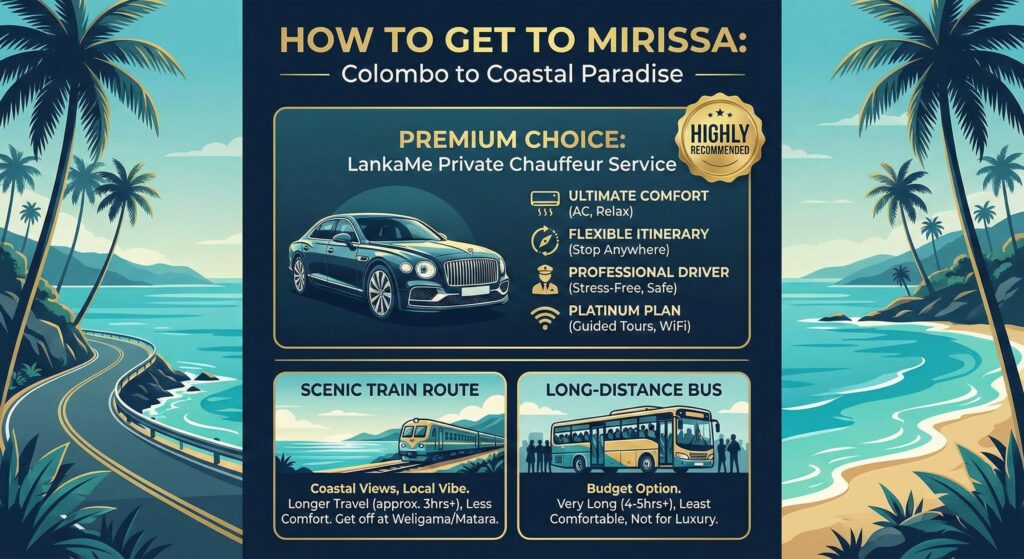 How to get to Mirissa