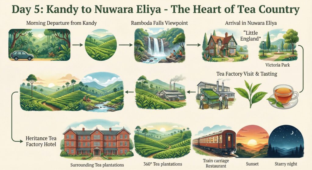Day5:Kandy to Nuwara Eliya