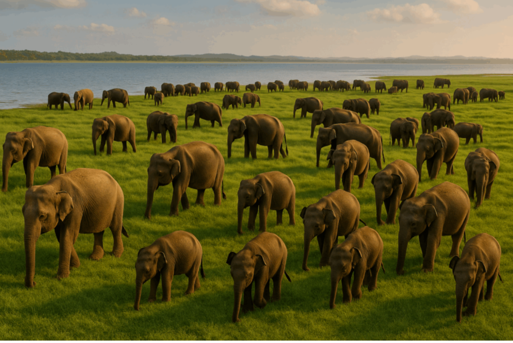 Minneriya National Park: Marvel at the Great Elephant Gathering