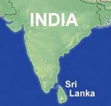 スリランカはインドの南東に位置する島国