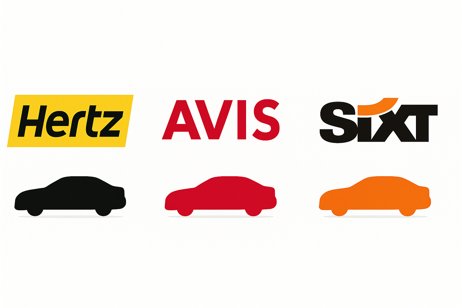 スリランカのHertz（ハーツ）やAvis（エイビス）、Sixt（シクスト）