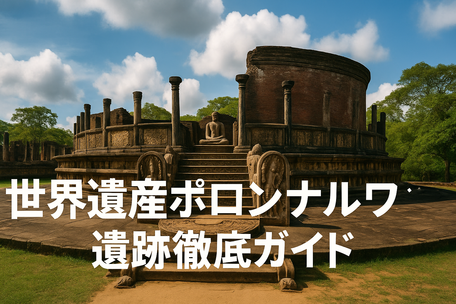 スリランカ世界遺産ポロンナルワ徹底ガイド｜歴史と絶景フォトスポット！おすすめホテル！