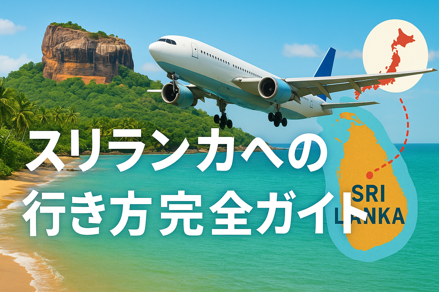 日本からスリランカへの行き方完全ガイド ：飛行機の直行便・乗継便・旅費まで徹底解説！