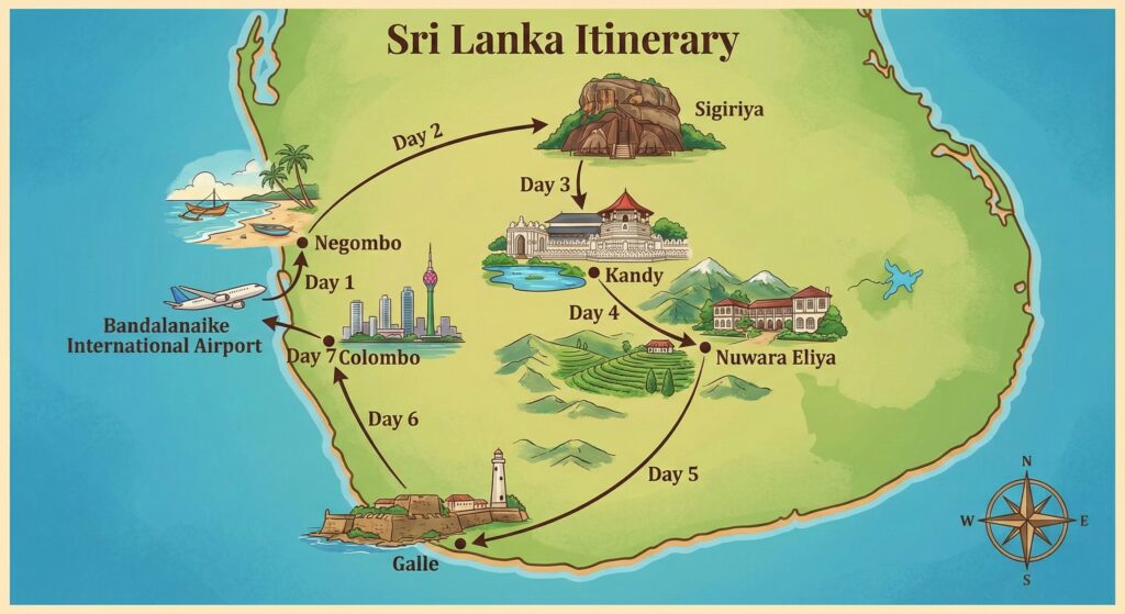 6泊7日のスリランカ旅行記