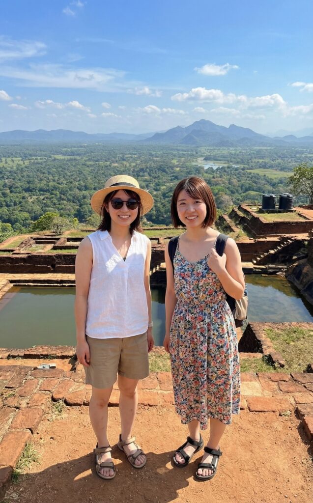 シーギリヤロック頂上