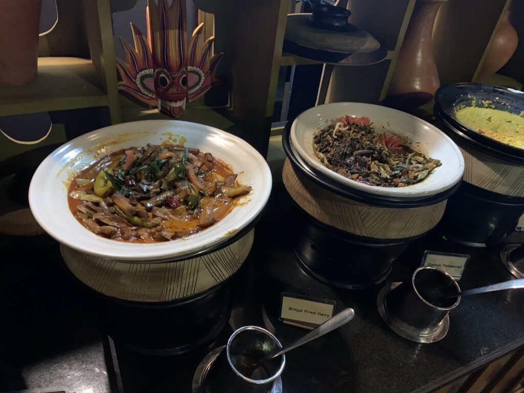 ヘリタンスカンダラマのビュッフェ
