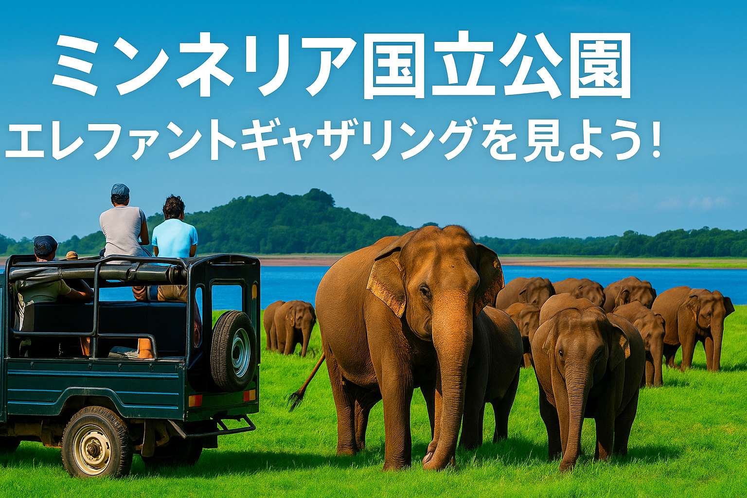 ミンネリア国立公園：エレファントギャザリングが見れるサファリへの行き方や料金とは？おすすめのホテルや周辺観光まで徹底解説！
