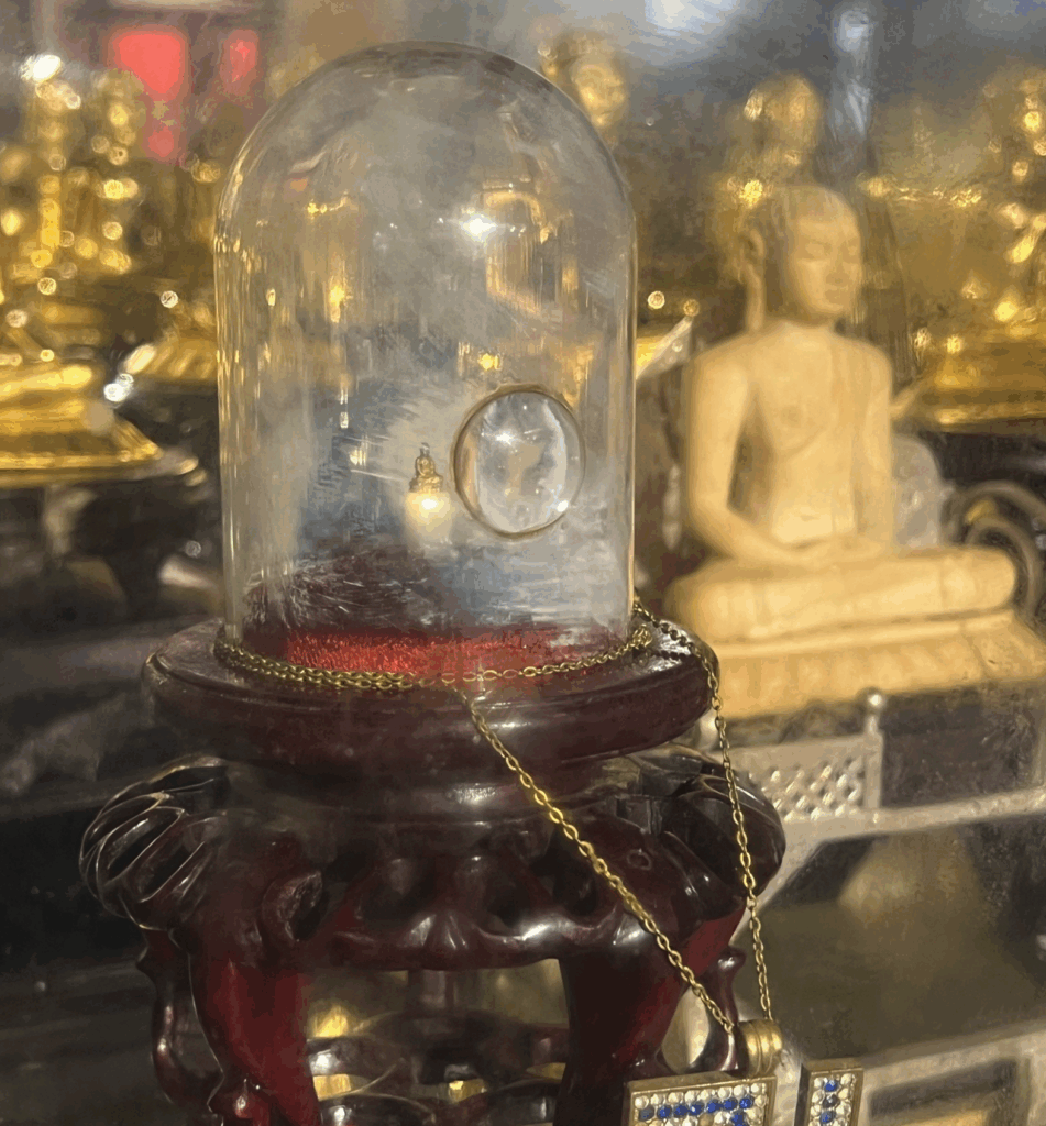 ガンガラーマ寺院の極小サイズの仏像