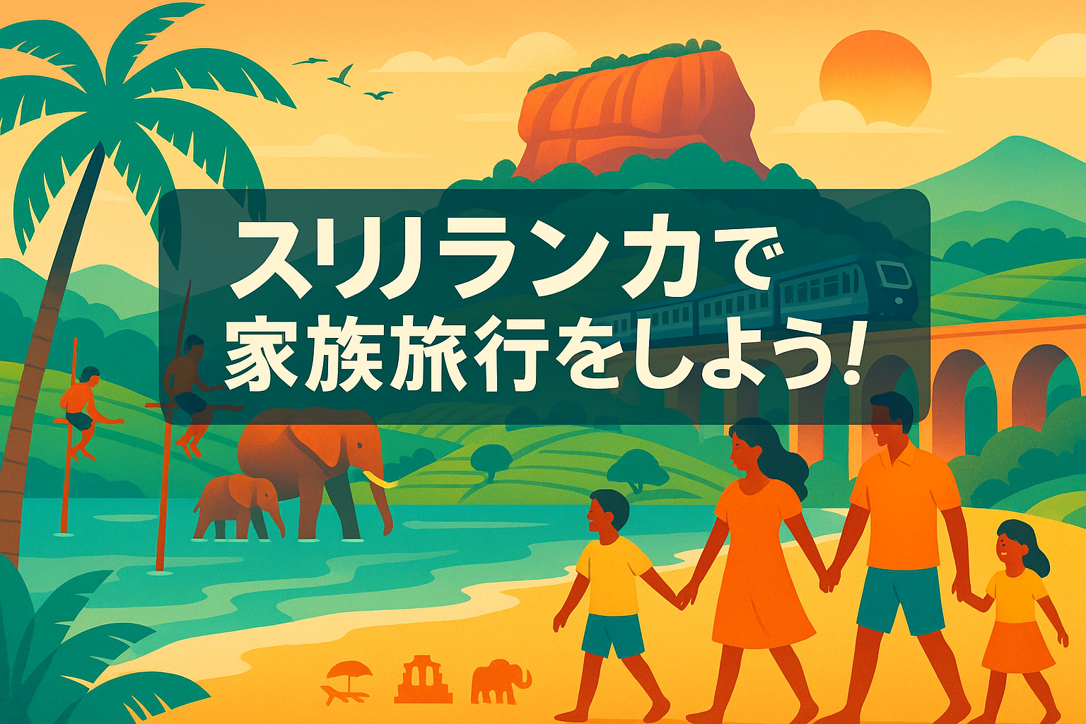 スリランカで家族旅行をしよう！子連れで世界遺産もサファリも満喫するコツを徹底解説！