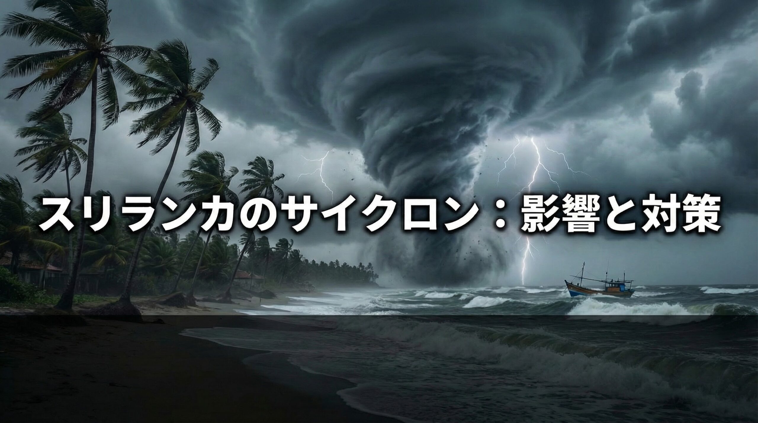 スリランカのサイクロン「ディトワ」最新状況：旅行への影響と安全な観光に向けて！